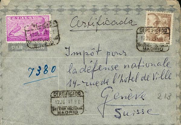 0000045117 - Spain. Spanish State Registered Mail