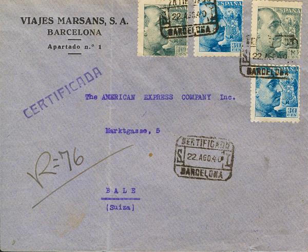 0000045126 - Spain. Spanish State Registered Mail
