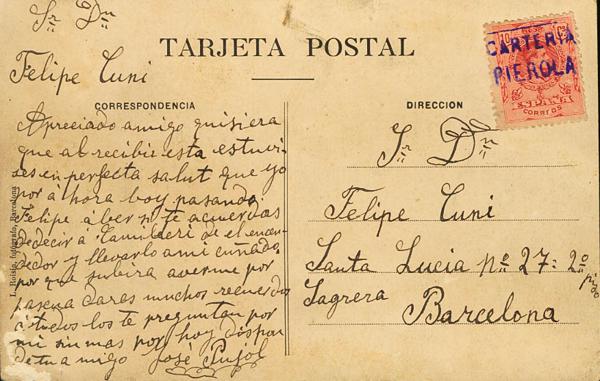 0000045812 - Cataluña. Historia Postal