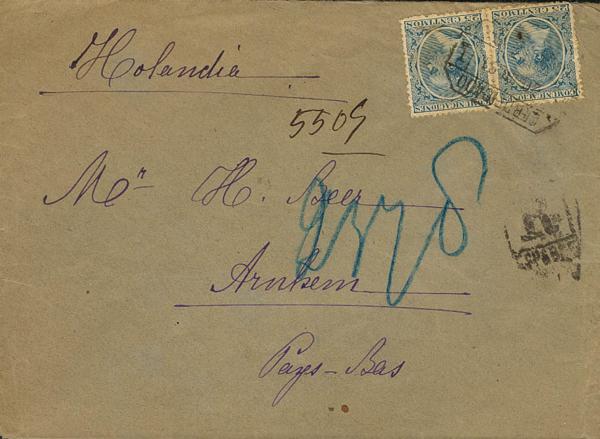 0000046334 - Spain. Alfonso XIII Registered Mail