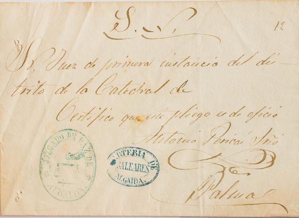 0000047342 - Balearic Islands. Postal History