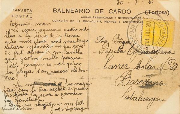 0000048141 - Cataluña. Historia Postal