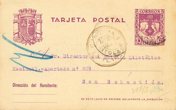 0000048696 - Castile and Leon. Postal History