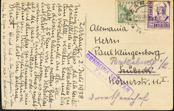 0000048765 - Basque Country. Postal History