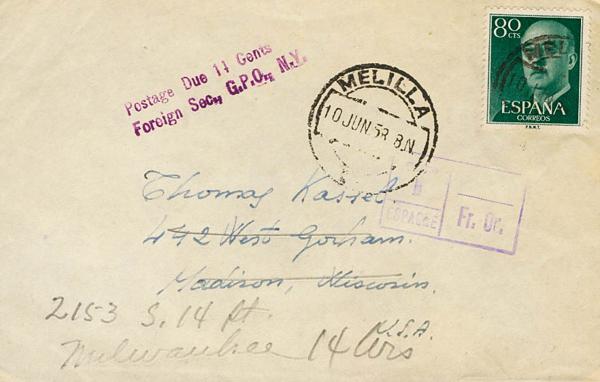 0000048934 - Andalusia. Postal History