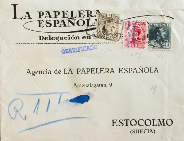 0000051140 - Spain. Spanish Republic Registered Mail