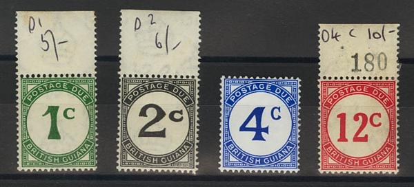 0000051974 - Guayana Británica. Tasas