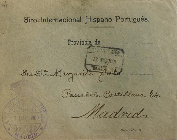 0000052327 - Madrid. Postal History