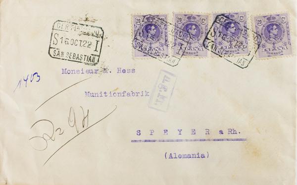 0000052760 - Basque Country. Postal History