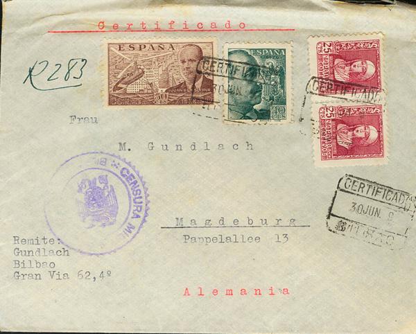 0000053399 - Spain. Spanish State Registered Mail