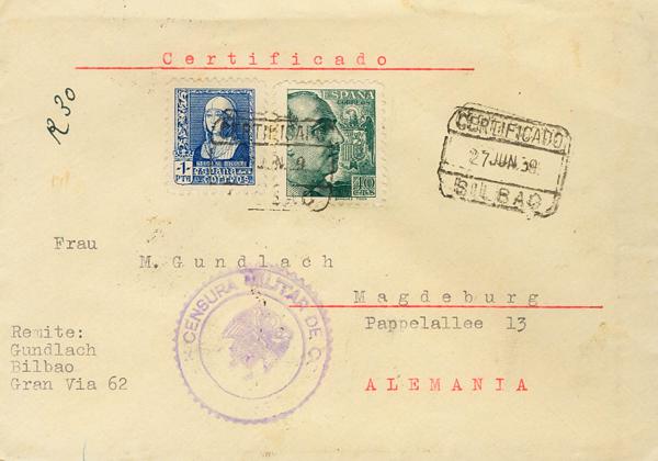 0000053401 - Spain. Spanish State Registered Mail