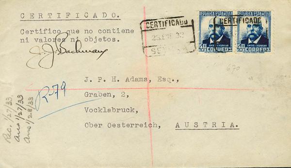 0000053495 - Andalusia. Postal History