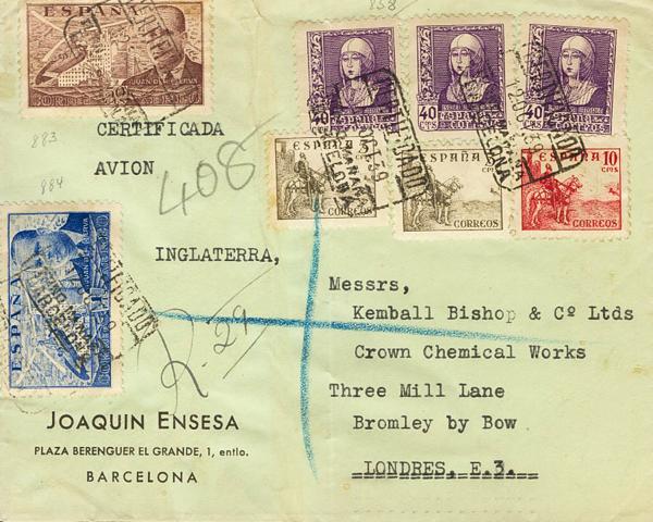 0000053509 - Spain. Spanish State Registered Mail