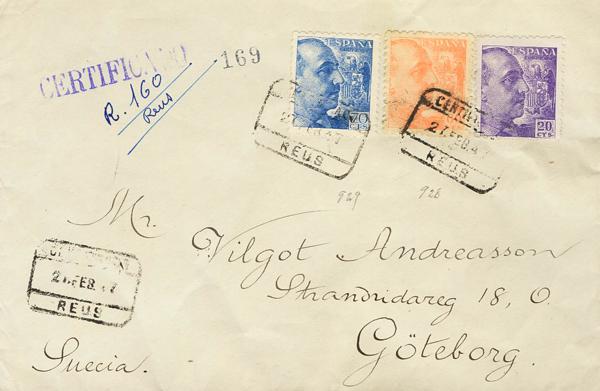 0000053514 - Spain. Spanish State Registered Mail