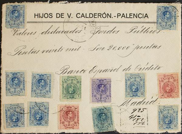 0000054400 - Spain. Alfonso XIII Registered Mail