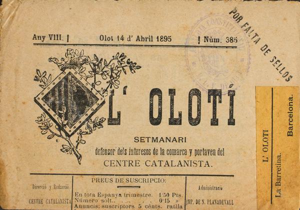 0000055039 - Cataluña. Historia Postal