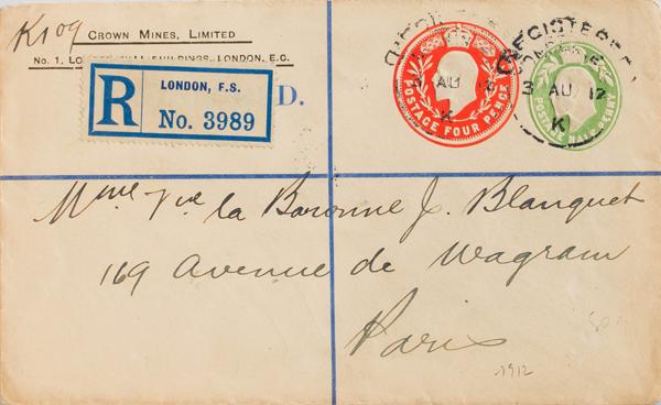 0000058197 - Gran Bretaña. Entero Postal