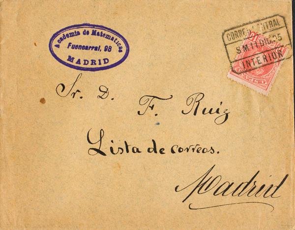 0000058466 - Madrid. Postal History
