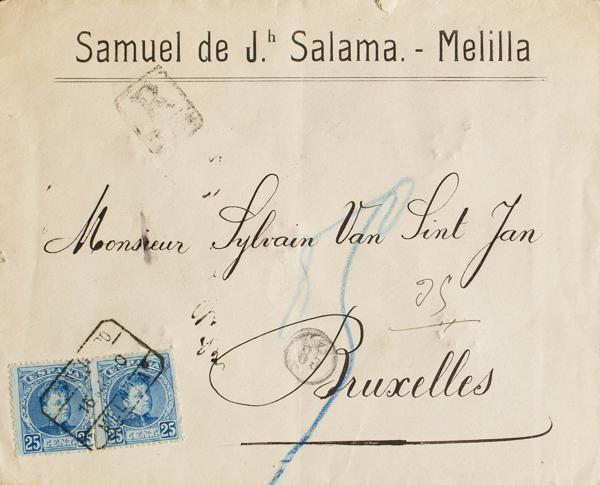 0000058493 - Spain. Alfonso XIII Registered Mail