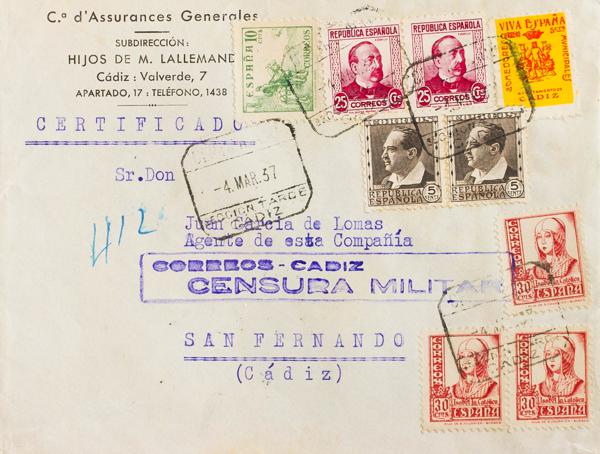 0000059816 - National Zone. Bando Nacional Registered Mail