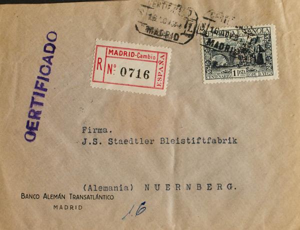 0000060362 - España. República Española Correo Certificado