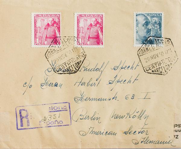 0000060718 - Spain. Spanish State Registered Mail