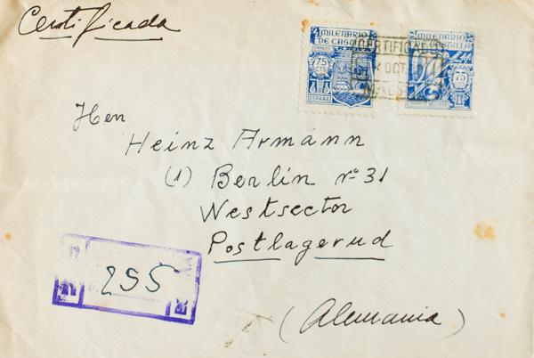 0000060731 - Spain. Spanish State Registered Mail