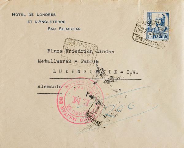 0000064096 - Spain. Spanish State Registered Mail