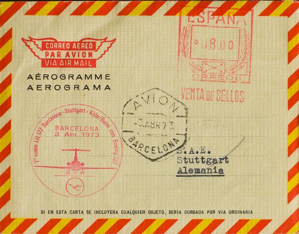 0000064212 - Spain. 2nd Centenary Airmail