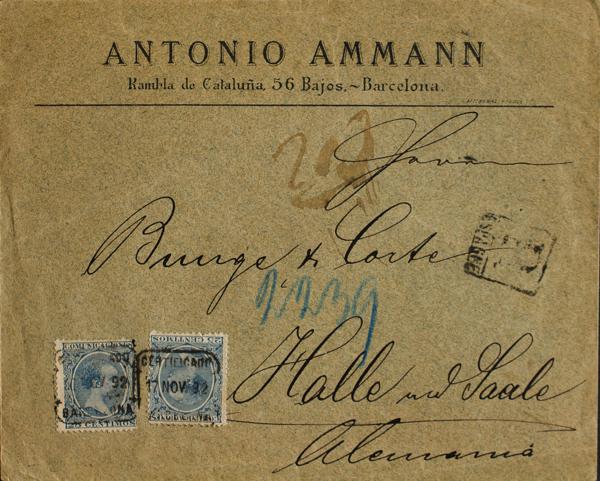 0000065497 - Spain. Alfonso XIII Registered Mail