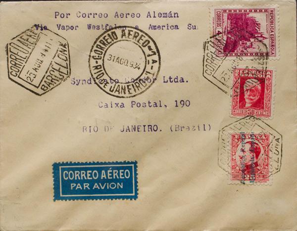 0000069944 - España. República Española Correo Aéreo