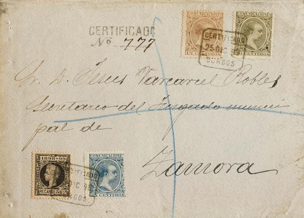 0000069997 - Spain. Alfonso XIII Registered Mail
