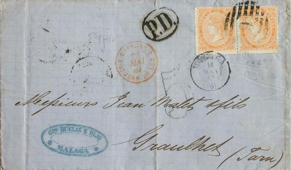 0000071034 - Andalusia. Postal History