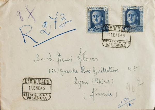 0000071040 - Spain. Spanish State Registered Mail
