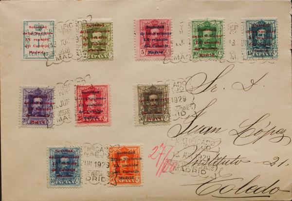 0000071365 - Spain. Alfonso XIII Registered Mail