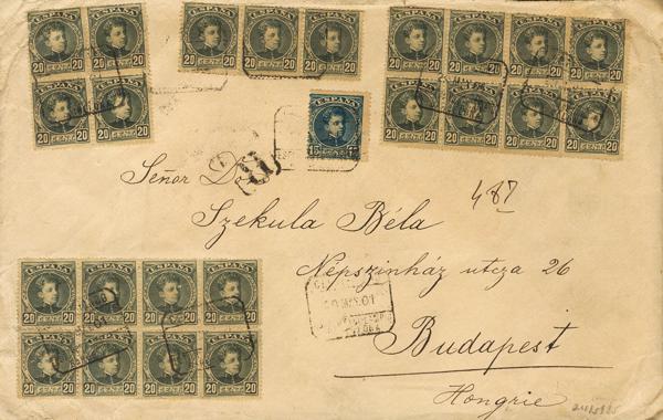 0000071393 - Spain. Alfonso XIII Registered Mail