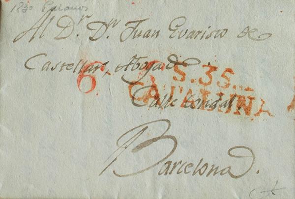 0000073430 - Catalonia. Prephilately