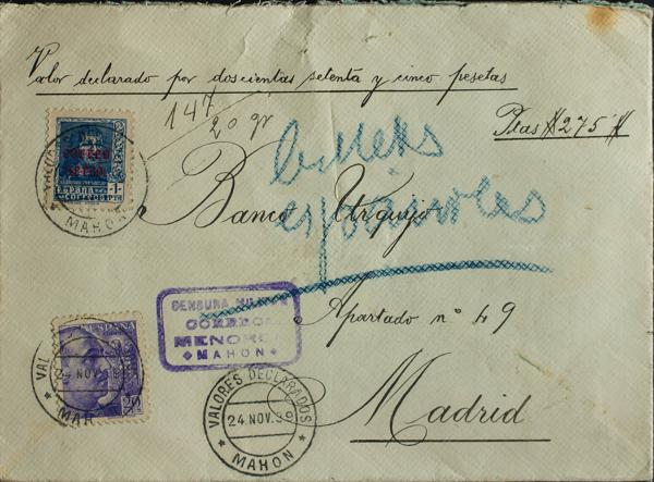 0000073483 - Balearic Islands. Postal History