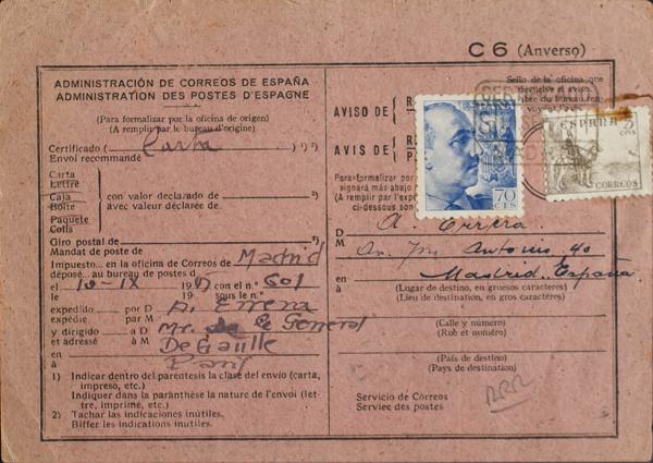 0000073520 - Spain. Spanish State Registered Mail