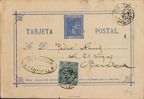 0000073622 - Cataluña. Historia Postal