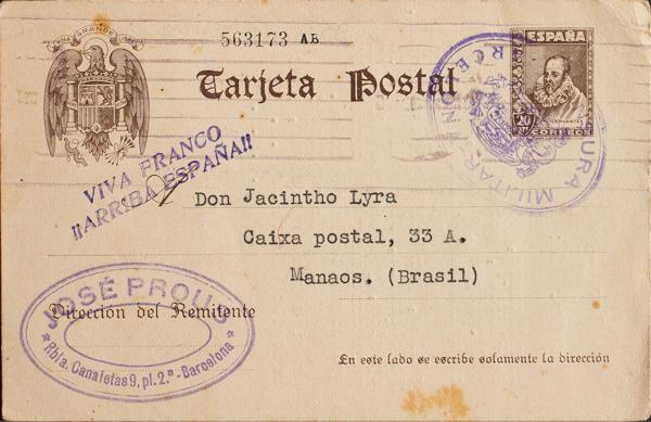0000073625 - Cataluña. Historia Postal