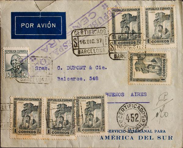 0000073695 - Spain. Spanish Republic Airmail