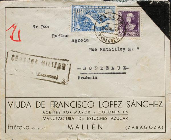 0000077040 - Aragon. Postal History