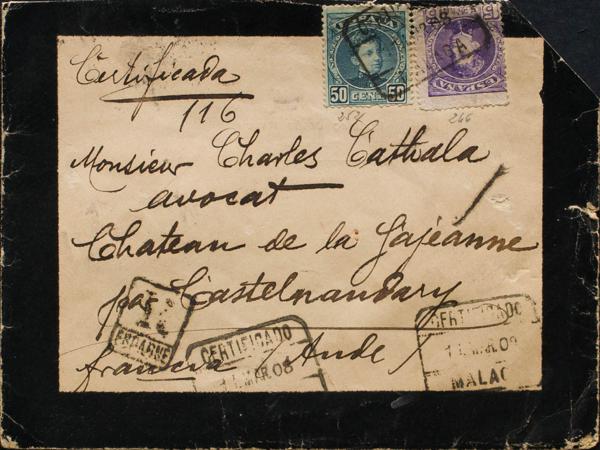 0000077097 - Spain. Alfonso XIII Registered Mail