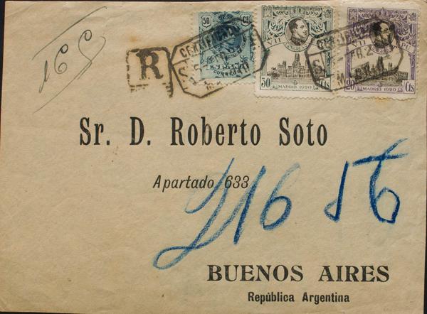 0000077122 - Spain. Alfonso XIII Registered Mail