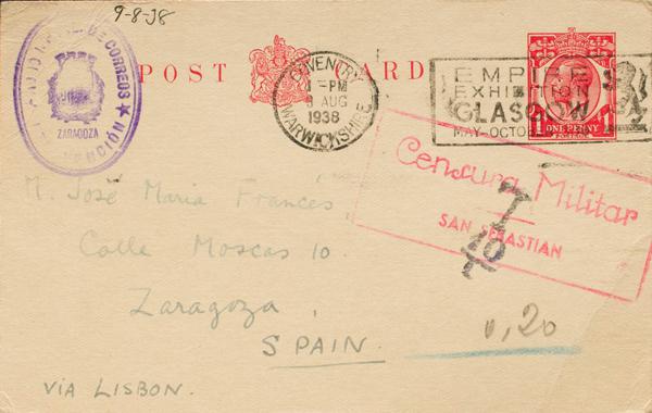0000077201 - Aragon. Postal History