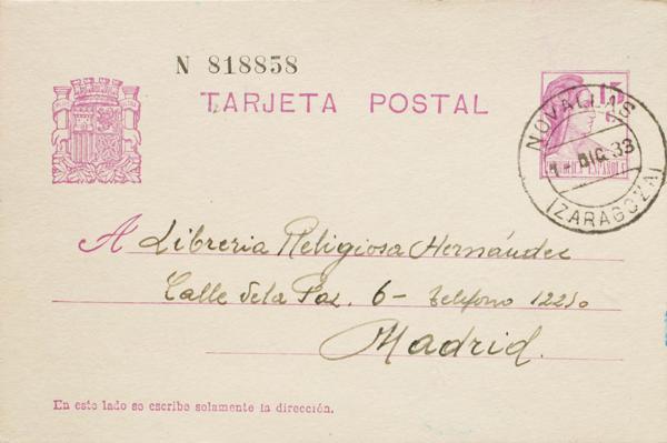 0000077209 - Aragón. Historia Postal