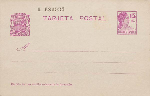 0000077851 - Entero Postal. Oficial
