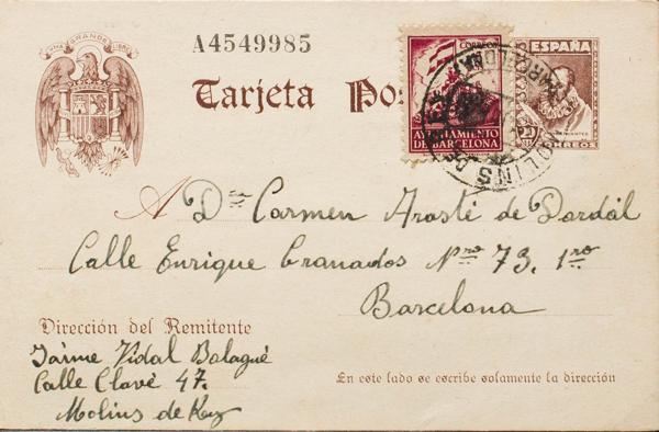 0000079065 - Cataluña. Historia Postal