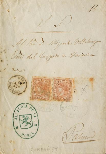 0000079873 - Balearic Islands. Postal History